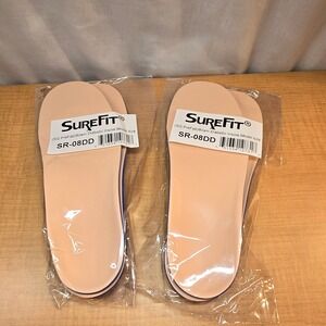 2 Pair SureFit SQ PreFab Bilam Diabetic Insole Model 628 SR-08DD Women's Size 8‎